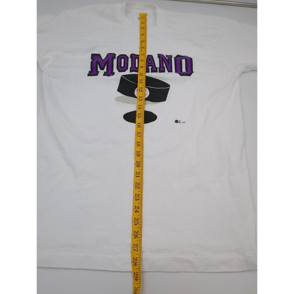 Vintage Mike Modano Shirt Men's Size Large Single Stitch Hockey NHL 1993 90s - Picture 6 of 11
